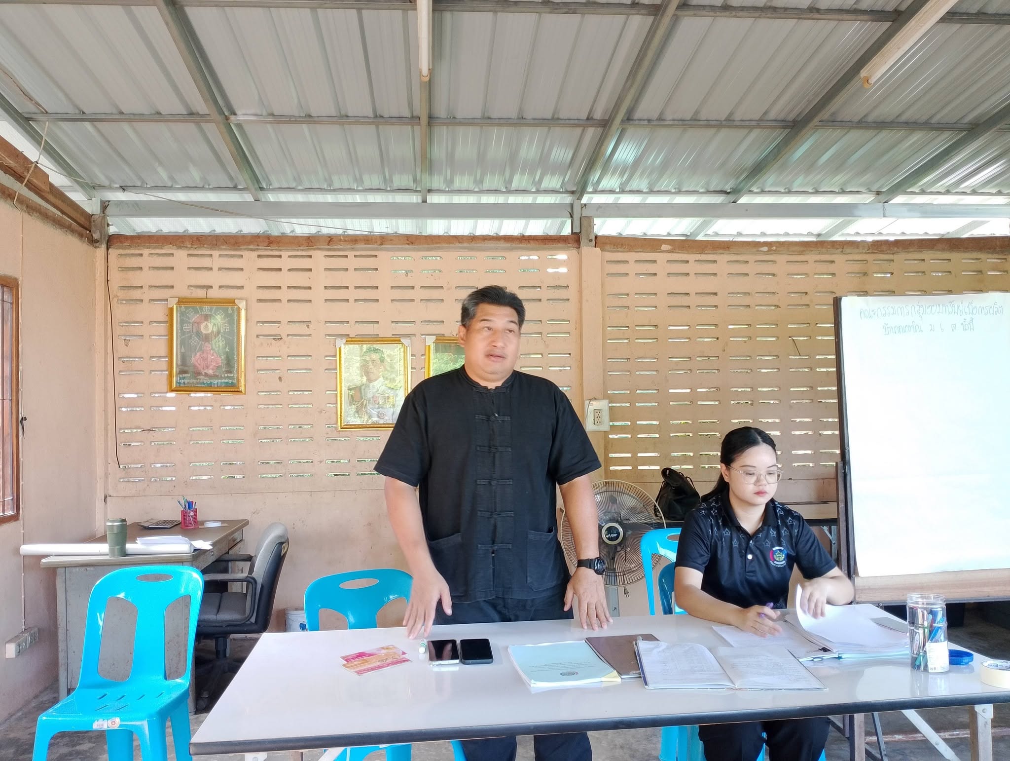 📢สพอ.ทองแสนขัน ติดตามการดำเนินงานกลุ่มออมทรัพย์เพื่อการผลิต